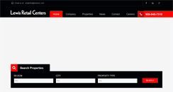 Desktop Screenshot of lewisretailcenters.com